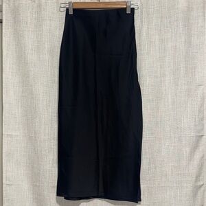 Urban Outfitters Black Maxi Skirt with a Slit